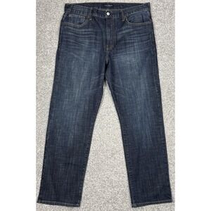Lucky Brand 329 Jeans Mens 36x30 Classic Straight Blue Stretch Denim